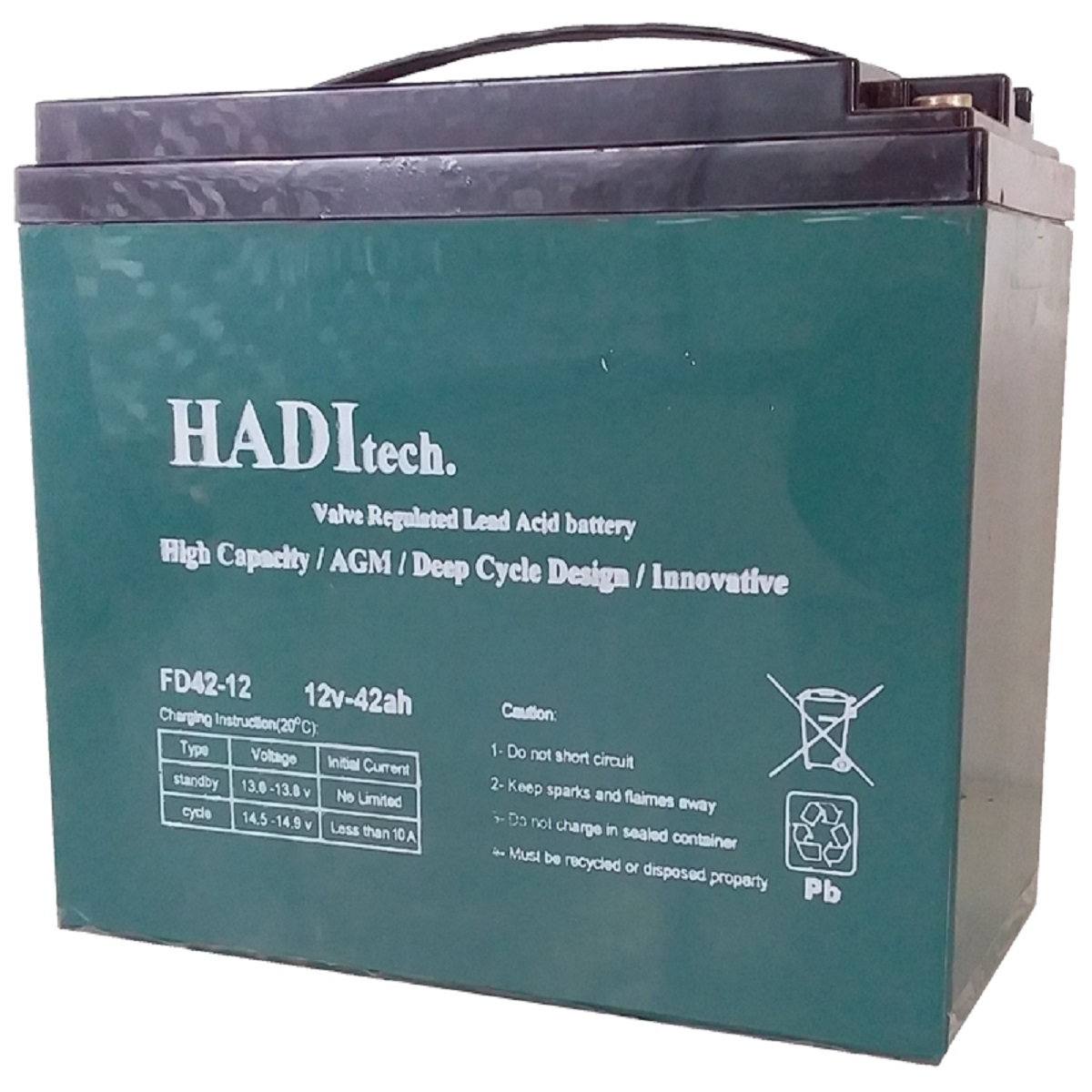باتری خورشیدی هادیتک مدل FD12V42 ظرفیت ۴۲ آمپر ساعت باتری خورشیدی هادیتک مدل FD12V42 ظرفیت ۴۲ آمپر ساعت