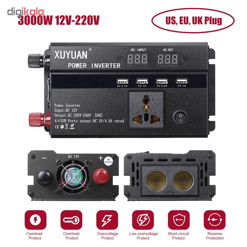 اینورتر ایکسیوان مدل RS-12220 ظرفیت 3000 وات اینورتر ایکسیوان مدل RS-12220 ظرفیت 3000 وات