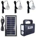 سیستم روشنایی خورشیدی و اسپیکر جی دی پلاس مدل GD-8028