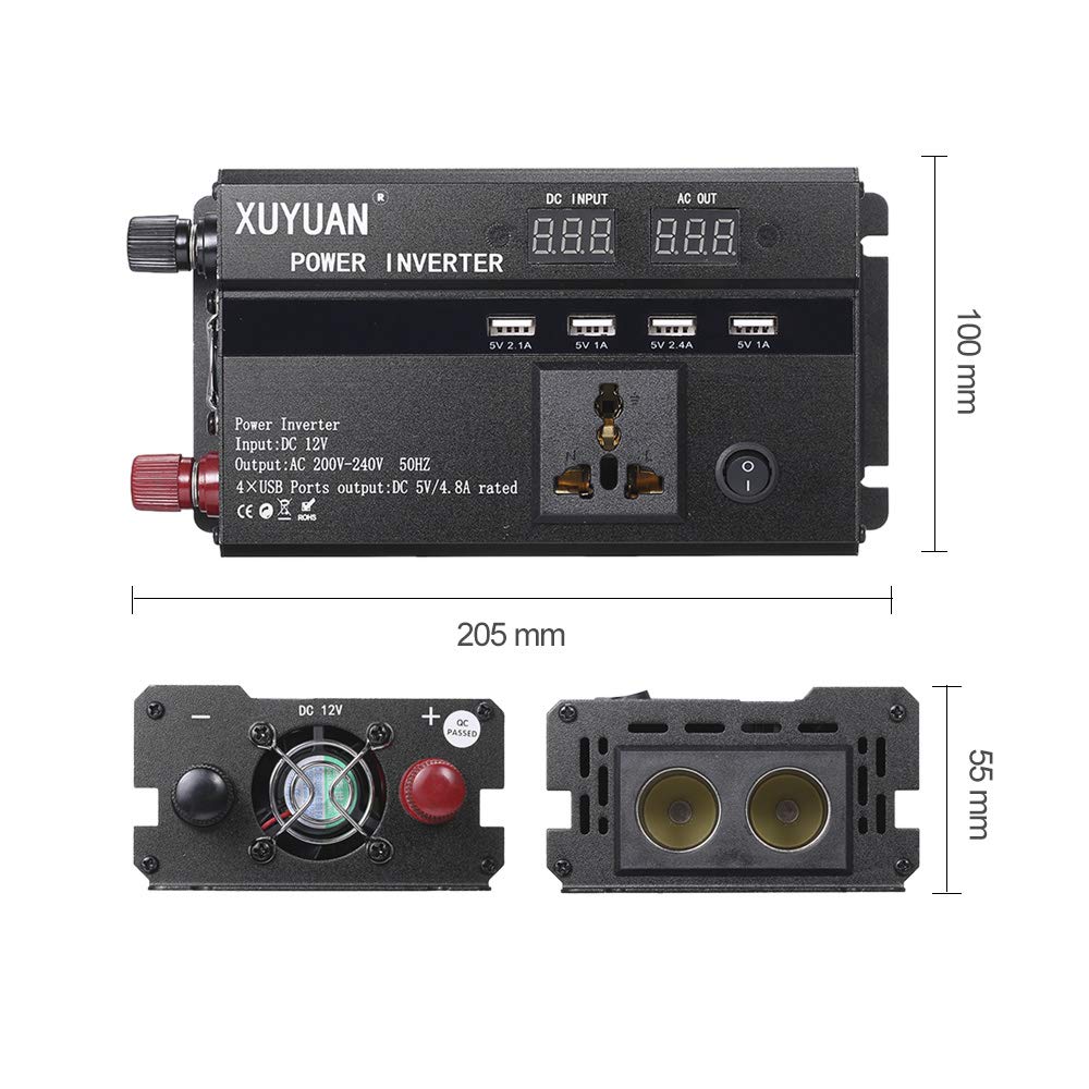 اینورتر ایکسیوان مدل RS-1210 ظرفیت 1000وات اینورتر ایکسیوان مدل RS-1210 ظرفیت 1000وات
