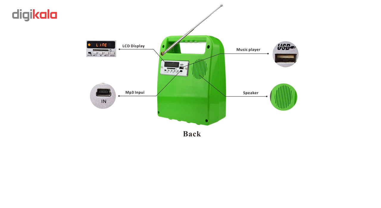 سیستم خورشیدی مدل SG1210W سیستم خورشیدی مدل SG1210W