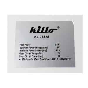 پنل خورشیدی کیل مدل KL-788AI ظرفیت 3.5 وات