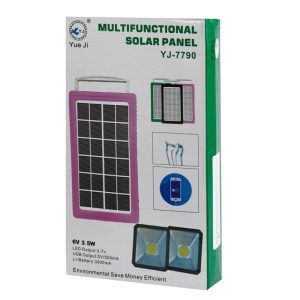 سیستم روشنایی و پاوربانک خورشیدی یی جی مدل YJ-7790