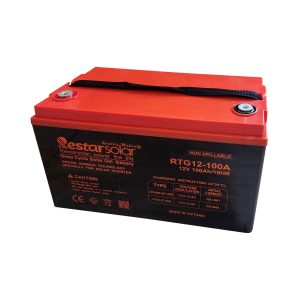 باتری خورشیدی رستار سولار مدل 12V-100AH ظرفیت 100 آمپر ساعت