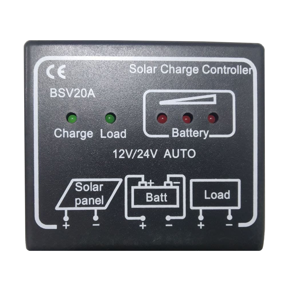 کنترلر شارژ پنل خورشیدی مدل BSV-20 کنترلر شارژ پنل خورشیدی مدل BSV-20