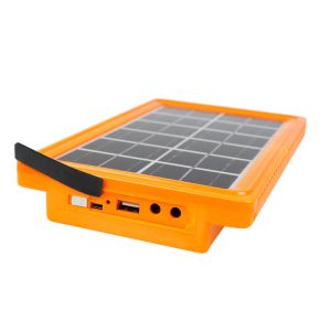 سیستم روشنایی و پاوربانک خورشیدی یی جی مدل  YJ-7790 مجموعه سه عددی