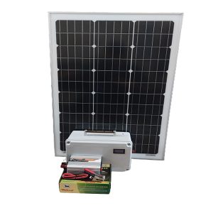 سیستم روشنایی و خورشیدی لیتیومی مدل SCPK-60AC-500 ظرفیت 360 وات