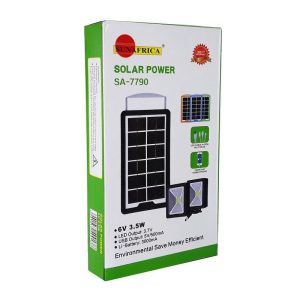 سیستم روشنایی و پاوربانک خورشیدی سان آفریکا مدل SA-7790