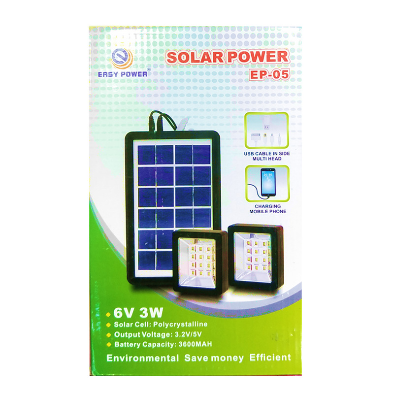 پنل خورشیدی ایزی پاور مدل EP-05 6V 3WATT پنل خورشیدی ایزی پاور مدل EP-05 6V 3WATT