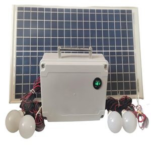 سیستم روشنایی و پاوربانک خورشیدی مدل SCES-30W ظرفیت 135 وات