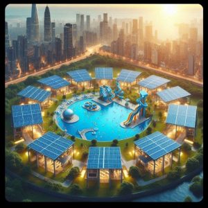سیستم خورشیدی در مراکز تفریحی