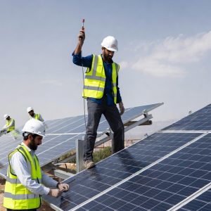 برق خورشیدی برای فن های صنعتی